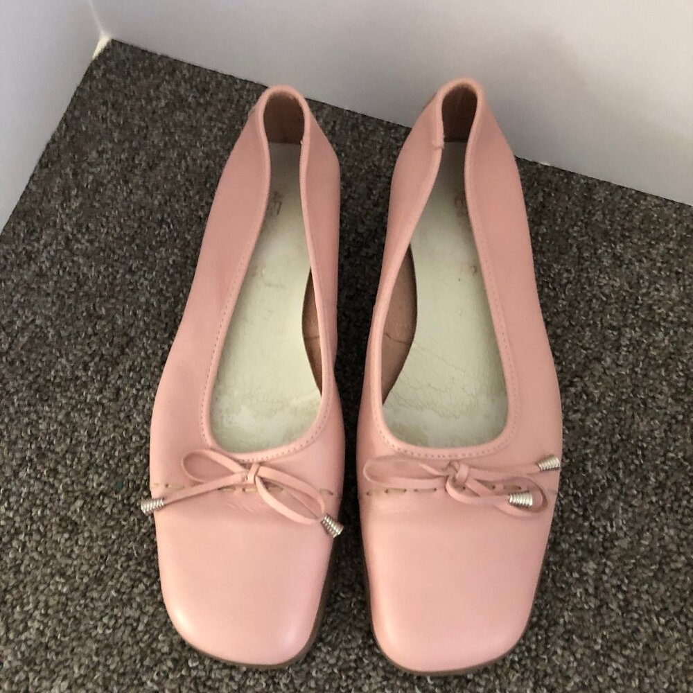 Pink Aerosoles Leather Flats